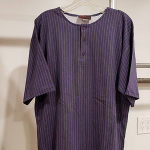 Vintage 90s Henley multicolored